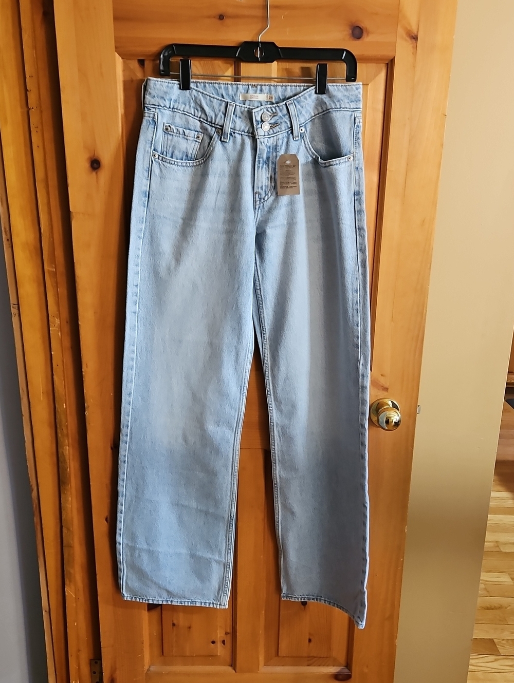 Levi's Light Blue Wide Leg Jeans